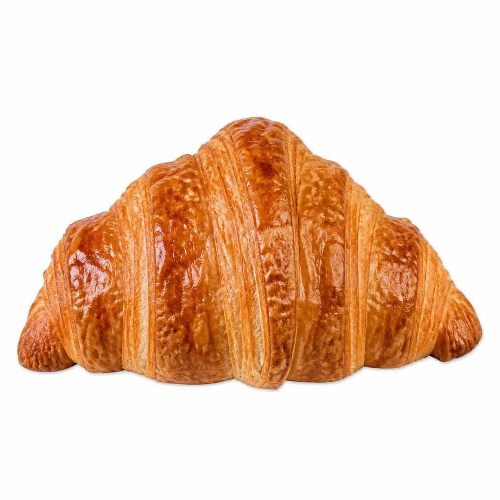 Croissant amanteigado — produto inteiro fresco da padaria