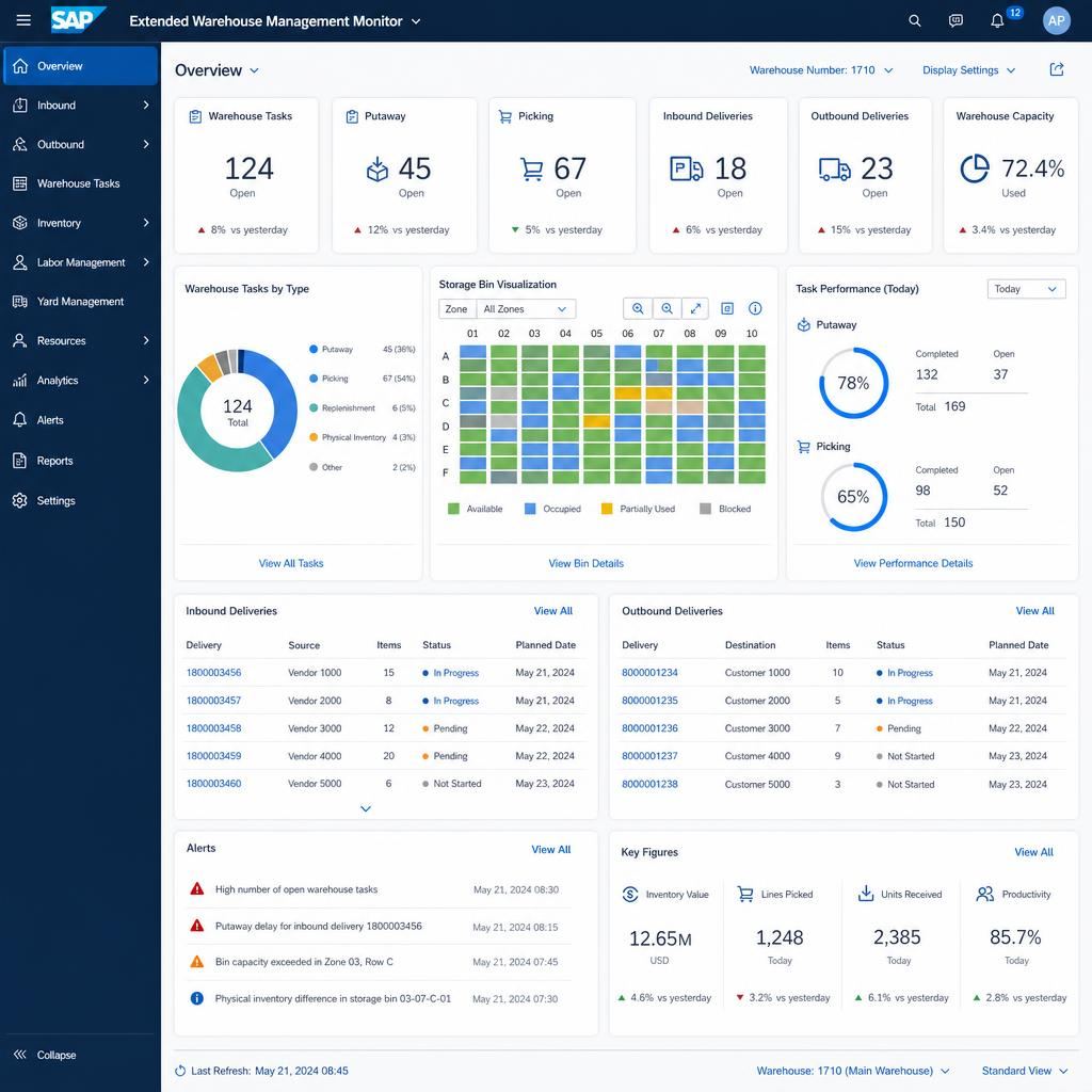 Dashboard SAP EWM