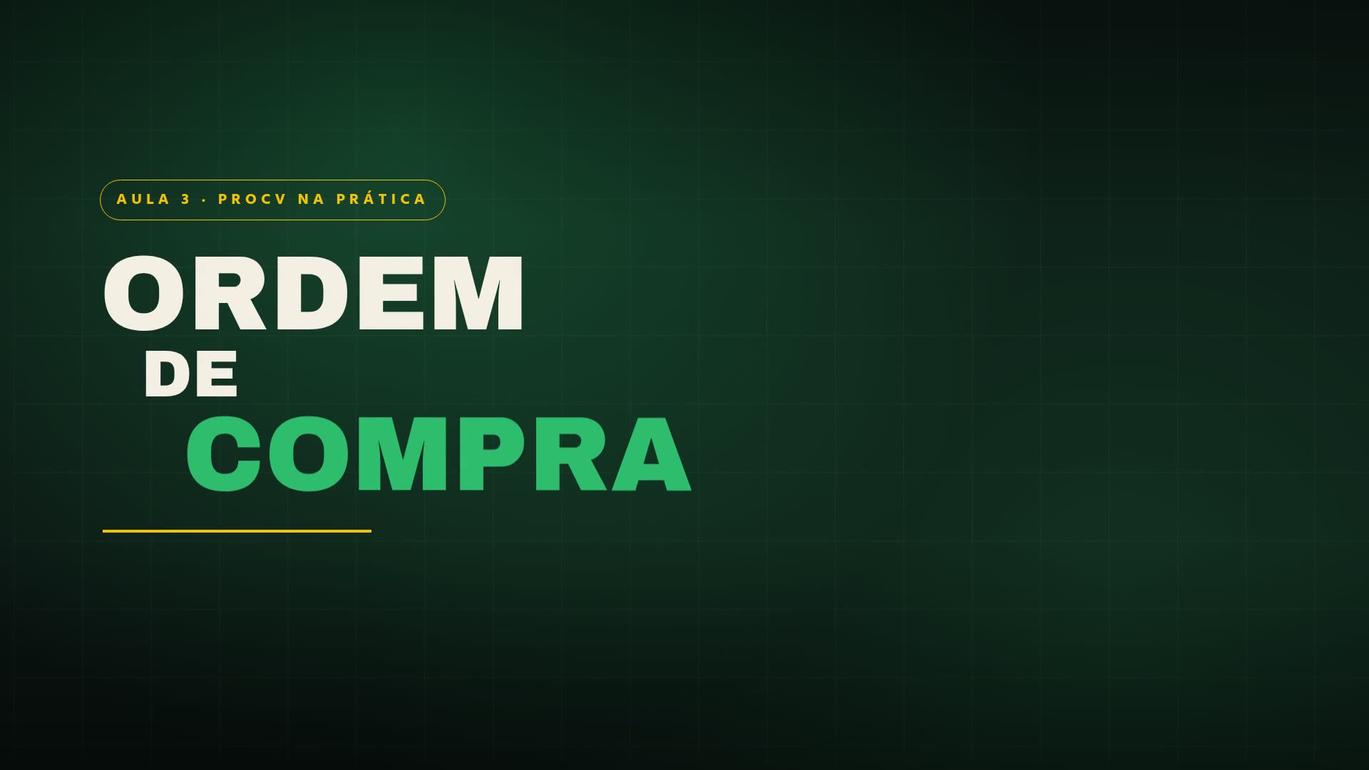 Prévia da aula de PROCX e planilha MRP-Auto do Curso Excel MRP